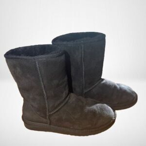Ugg classic short boots, black used‎ good W7